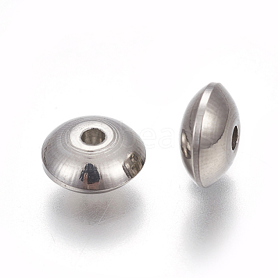 Tarnish Resistant 304 Stainless Steel Spacer Beads STAS-E132-04P-1