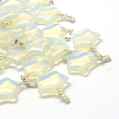 Star Opalite Pendants G-Q367-05-1