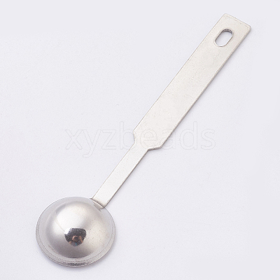 Stainless Steel Wax Seal Spoon X-DIY-WH0056-02-1