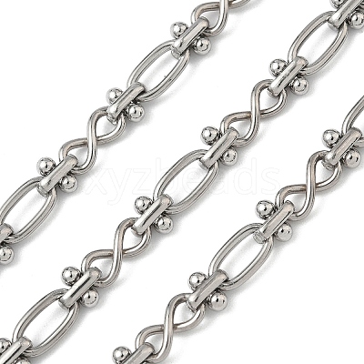 304 Stainless Steel 8-Shaped Link Chains CHS-V001-02P-C-1