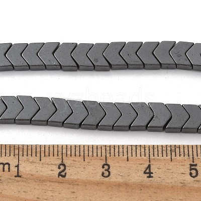 Arrow Synthetic Non-Magnetic Hematite Beaded Necklaces NJEW-R020-11-1