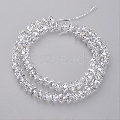 Glass Beads Strands GR10MMY-01L-1