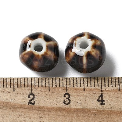 Vintage Porcelain Pumpkin Beads PORC-L080-H04-1