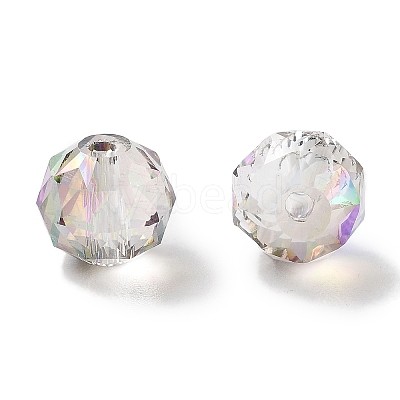 Electroplate Round Glass Beads  EGLA-A043-01-HR01-1