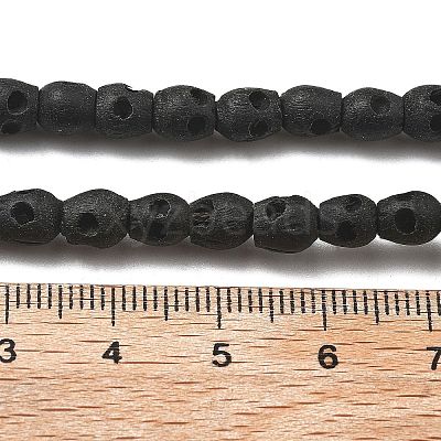 Carved Wood Beads Strands WOOD-Q060-03B-1