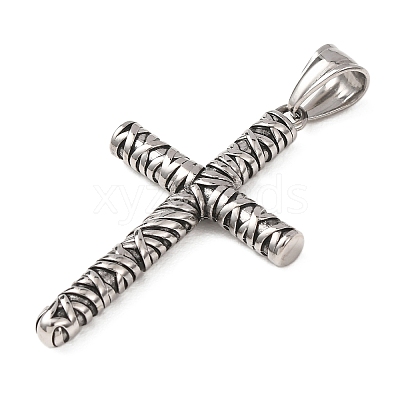 Easter 304 Stainless Steel Pendants STAS-E526-05AS-1