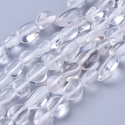 Natural Quartz Crystal Beads Strands G-P433-21-1