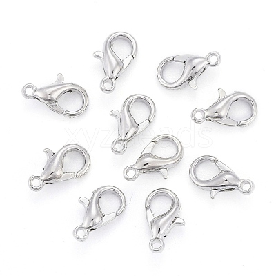 Zinc Alloy Lobster Claw Clasps X-E103-1