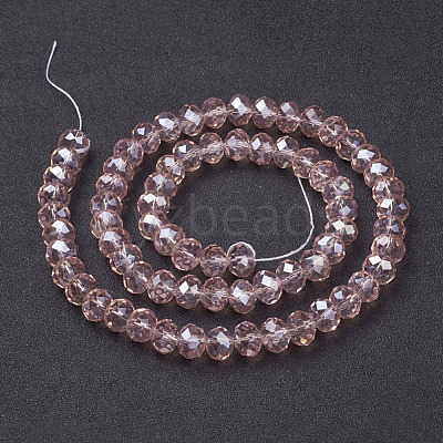 Glass Beads Strands GR10MMY-39L-1