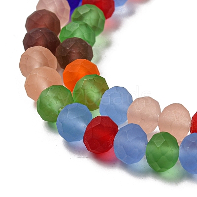 Transparent Glass Beads Strands EGLA-A034-M8mm-63-1