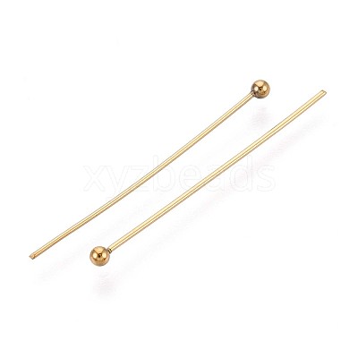 304 Stainless Steel Head Pins STAS-T065-30mm-20G-1