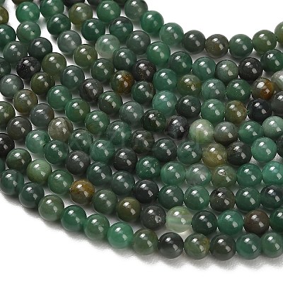 Natural African Jade Beads Strands G-F820-K02-4mm-1