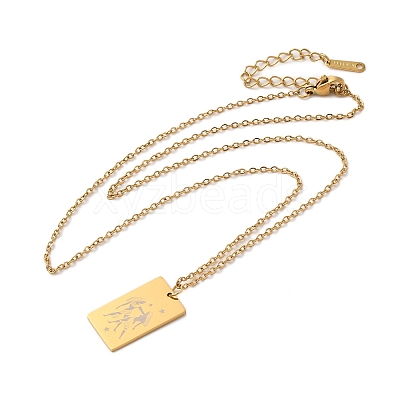 Golden 202 Stainless Steel Constellation Pendants Necklaces LS-NJEW-K380-02G-11-1