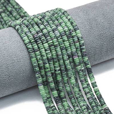 Natural Ruby in Zoisite Beads Strands G-P575-B29-4x1mm-1