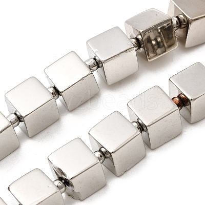 Electroplate Glass Beads Strands EGLA-F166-03B-P-1
