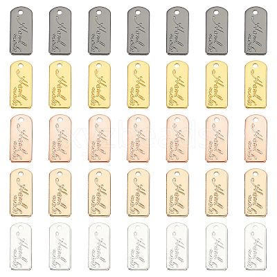 50Pcs 5 Colors Alloy Charms FIND-WR0011-36-1