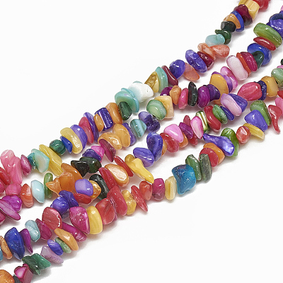 Freshwater Shell Beads Strands X-SHEL-S270-01-1