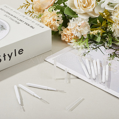 10Pcs Plastic Cleaning Brushes AJEW-CN0004-02-1