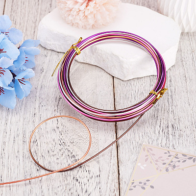 Gradient Color Aluminum Wire AW-TADJ0001-04B-1