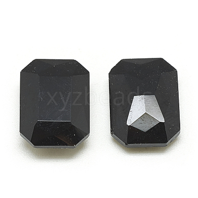Pointed Back Glass Rhinestone Cabochons RGLA-T079-13x18mm-02-1