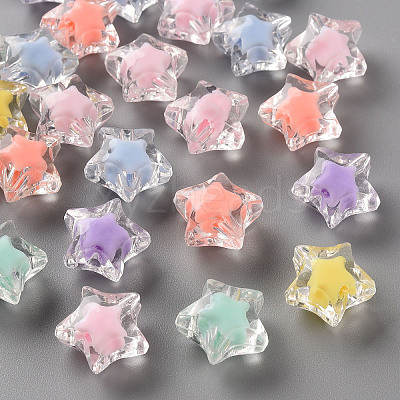 Transparent Acrylic Beads LS-X-TACR-S152-02A-1