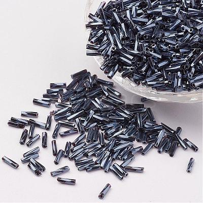 Glass Twisted Bugle Beads SEED-E002-5mm-829#-1
