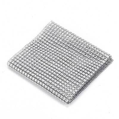 24 Rows Plastic Diamond Mesh Wrap Roll DIY-L049-05K-1