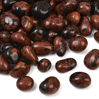 Natural Mahogany Obsidian Beads GG-CBAD0F6-A13-01-1