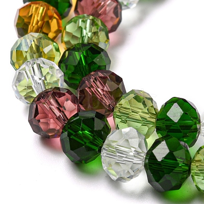 Glass Beads Strands EGLA-A034-M8mm-26-1