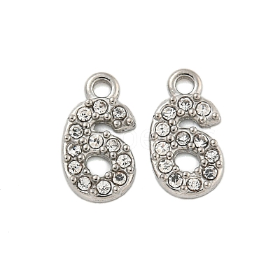 304 Stainless Steel Pendants STAS-L080-002P-06-1