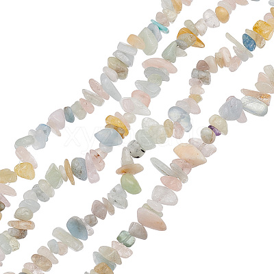 1 Strand Natural Morganite Beads Strands G-OC0004-51-1