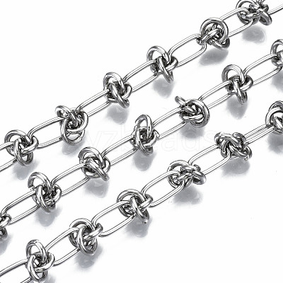 Tarnish Resistant 304 Stainless Steel Link Chains CHS-S008-005P-1