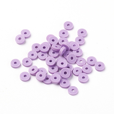 Handmade Polymer Clay Beads CLAY-R067-4.0mm-01-1