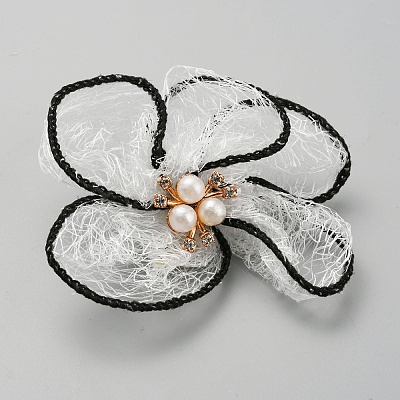 Flower Cloth Shoe Decorations FIND-WH0418-88A-1