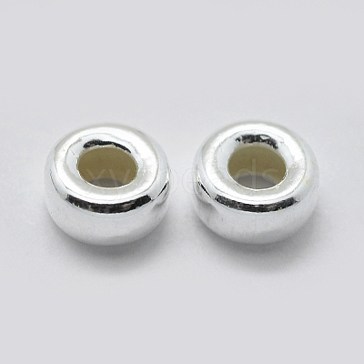 925 Sterling Silver Spacer Beads STER-K171-39S-01-1