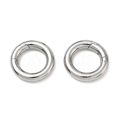Tarnish Resistant 304 Stainless Steel Spring Gate Rings STAS-D070-01P-1