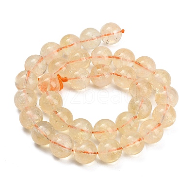 Natural Citrine Beads Strands GG-CBACB71-03-12mm-1