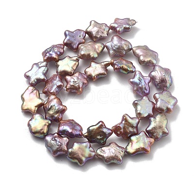 Natural Baroque Keshi Pearl Beads Strands PEAR-P064-04B-04B-1