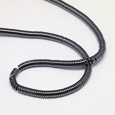 Non-magnetic Synthetic Hematite Beads Strands G-J164A-3mm-02-1