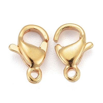 304 Stainless Steel Lobster Claw Clasps STAS-H352-01B-G-1