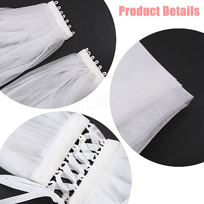 1Pc Polyester Gauze Tippet AJEW-GL0003-25A-01-1