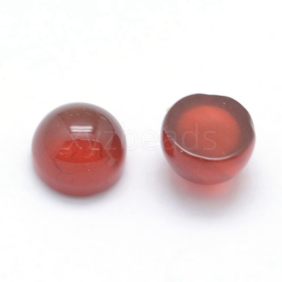 Natural Carnelian Cabochons X-G-P393-R03-4mm-1