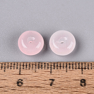 Baking Paint Imitation Jade Glass Beads GL-N006-01B-07-1