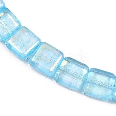 Czech Pressed Glass Beads GLAA-I061-22C-1
