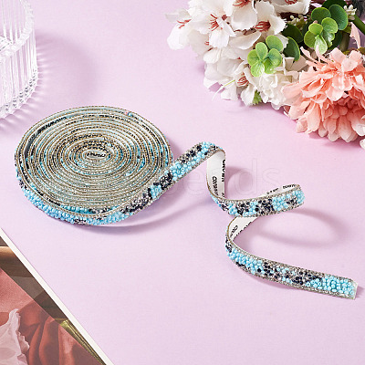 Hotfix Rhinestone Ribbon Trimming DIY-TAC0051-002A-1-1