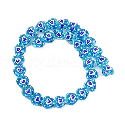 Handmade Lampwork Beads Strands LAMP-R004-06A-05-1