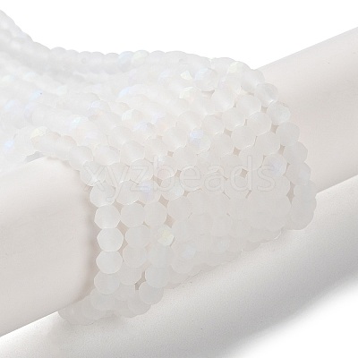 Transparent Glass Beads Strands EGLA-A044-T8mm-MB19-1