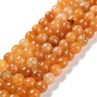 Natural Agate Beads Strands G-M437-C01-01G-1