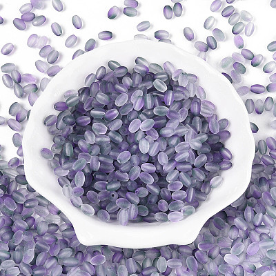 Frosted Glass Seed Beads SEED-N008-05I-1