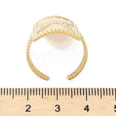 304 Stainless Steel Cuff Rings RJEW-S626-10G-B-1